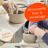 Stage découverte : tournage et modelage 1 jour