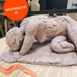 Cours de sculpture d'après modèle vivant au mois ou au trimestre